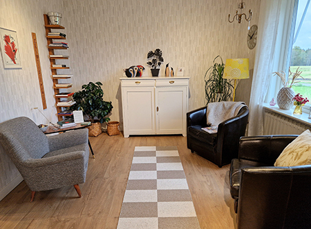Den lilla salongen i Inredning & Design i &Ouml;rsb&auml;ck