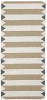 Horredsmattan - Peak Plastmatta Beige-vit / Gr�-vit 70x200 cm