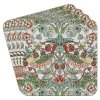 Desina - William Morris Glasunderlgg Strawberry Thief Vit 4-pac