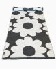 Rotor Design - Flora Plastmatta Svart/Vit 70x250
