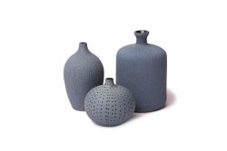 Lindform - Vas Bari LightBlue Dots Small 6 cm