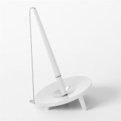 Ballograf - Deskset Med Kedja Vit
