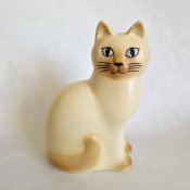 Keramikstudion Lisa Larson - Mns Katt Midi Vit 14,5