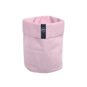Recycled by Wille - Korg Elin Avtorkbar textil Ljusrosa 12 cm