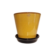 Nittsj� Keramik - Blomkruka B2 Lejongul 11 cm