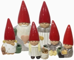 Keramikstudion Lisa Larson Lillebror i Tomtefamiljen 13 cm