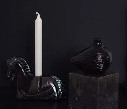 Vas Vitreum - Blomripan Vas Svart