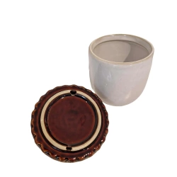 Miljgrden - Frvaringsburk med lock Ekollon Acron  L 16 cm