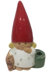 Keramikstudion Lisa Larson Lillasyster i Tomtefamiljen 14 cm