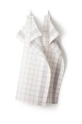 Axlings Linne - Kkshanddukar Kksruta Ljusgr 2-pack 50x70 cm
