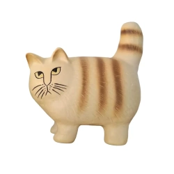 Keramikstudion Lisa Larson Katt Moa Midi Brunrandig 16,5 cm