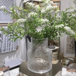 Skrufs Glasbruk - Kolonn Vas 20 cm