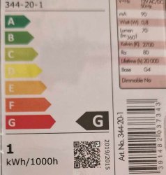 Star Trading LED G4 0,8W 2700K 70lm