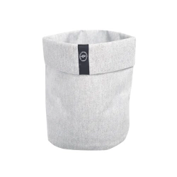Recycled by Wille - Korg Elin Avtorkbar textil Ljusgr� 12 cm