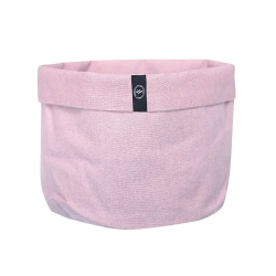 Recycled by Wille - Korg Elin Avtorkbar textil Ljusrosa 20 cm