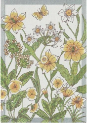Ekelund - Daffodil P�sklilja Pingstlilja Handduk 35x50 cm