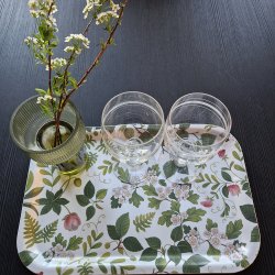 Arvidsson - Blomsterlund Bricka Rund 33x21 cm