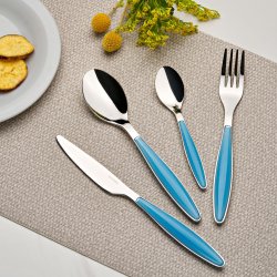 Guzzini - Feeling Serverings-/Dessertgaffel Havsbl� 15,5 cm