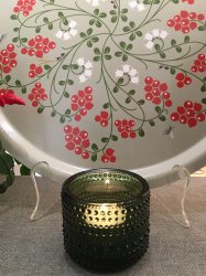 Iittala - Kastehelmi Ljuslykta Mossgrn 64 mm
