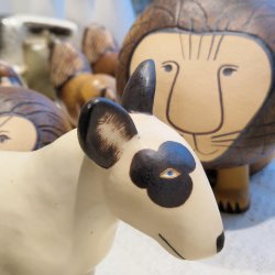 Keramikstudion Lisa Larson - Hund Bullterrier