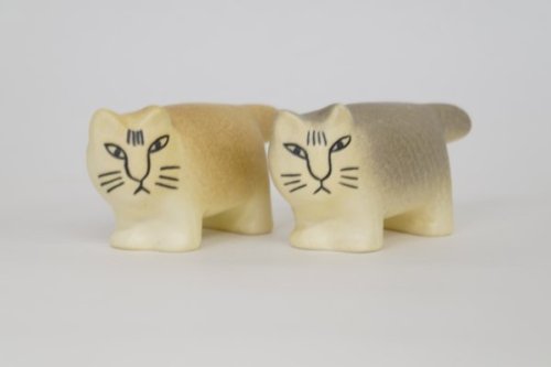 Keramikstudion Lisa Larson - Mika Katt Gr� 10 cm