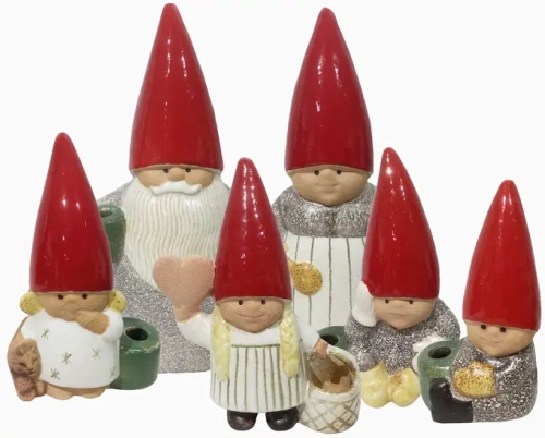 Keramikstudion Lisa Larson Lillebror i Tomtefamiljen 13 cm