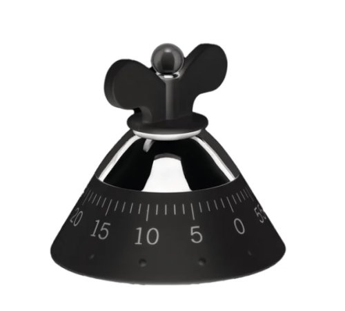 Alessi - Kitchen Timer ggklocka Svart