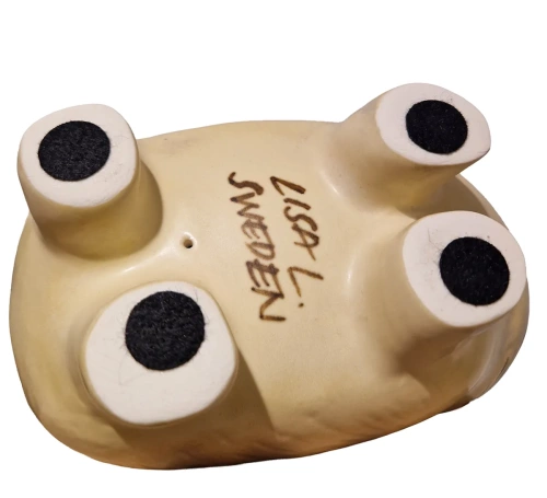 Keramikstudion Lisa Larson - Katt Moa Midi Gr�randig 16,5 cm
