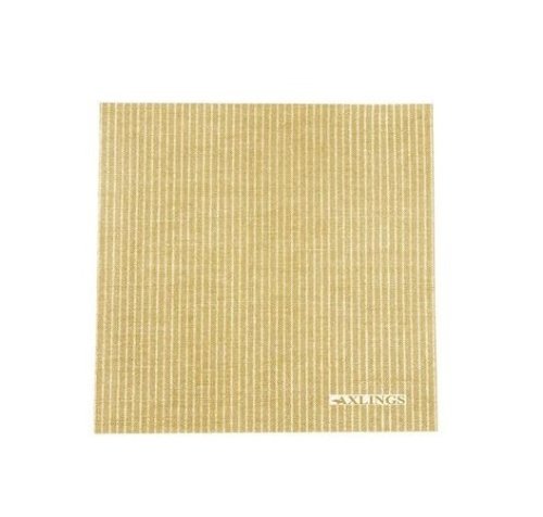 Axlings Linne - Kritstreck Pappersservetter Ockragul 40x40 cm
