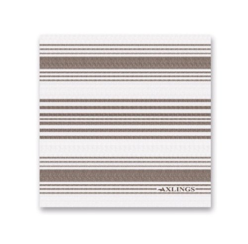 Axlings Linne - Gstabud Pappersservetter Brun/Vit 40x40 cm