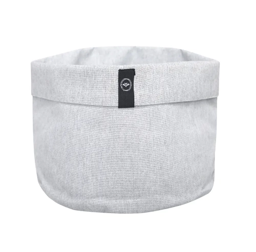 Recycled by Wille - Korg Elin Avtorkbar textil Ljusgr� 20 cm