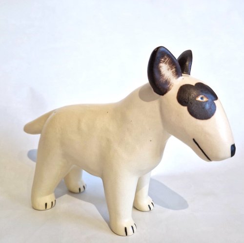 Keramikstudion Lisa Larson - Hund Bullterrier