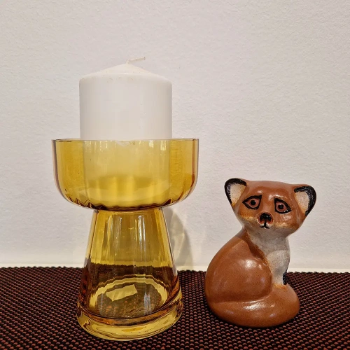 Miljgrden - Vas Ami Ocra / brnstensfrgad L 13,5 cm