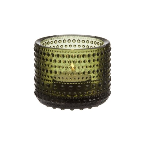 Iittala - Kastehelmi Ljuslykta Mossgrn 64 mm