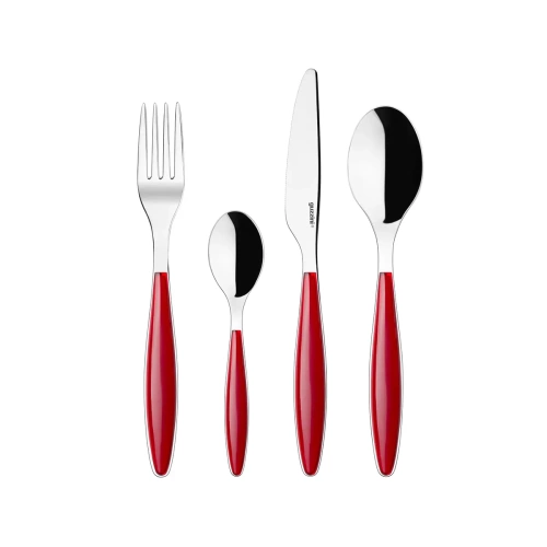 Guzzini - Feeling Bestickset R�d 24 delar