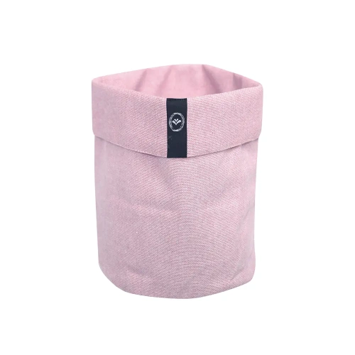 Recycled by Wille - Korg Elin Avtorkbar textil Ljusrosa 12 cm