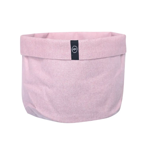 Recycled by Wille - Korg Elin Avtorkbar textil Ljusrosa 20 cm