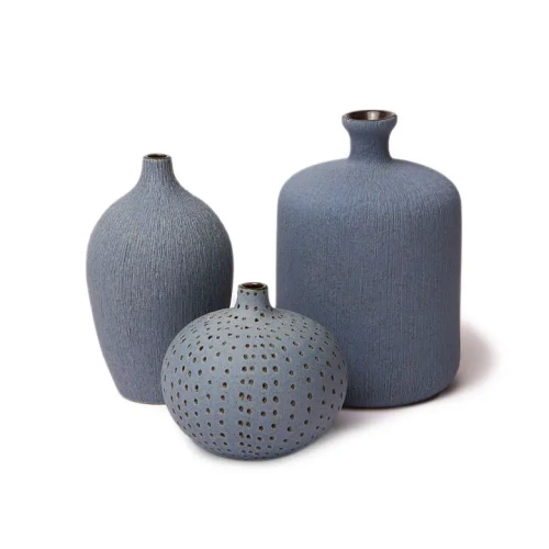 Lindform - Vas Bottle Medium SandLight Blue 11 cm