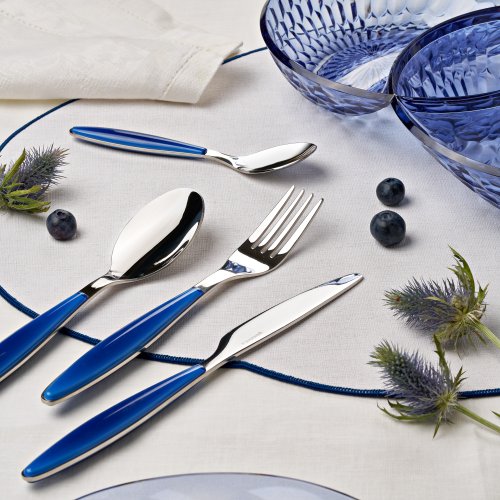 Guzzini - Feeling Serverings-/Dessertgaffel Medelhavsbl� 15,5 cm