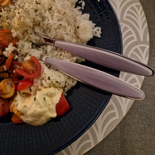 Guzzini - Feeling Bestickset Sky Grey 24 delar