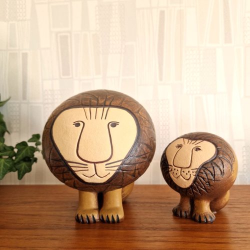 Keramikstudion Lisa Larson - Lejon Mellan 9,5 cm