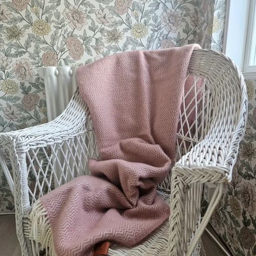 Klippan Yllefabrik Ullfilt Sorbet Rosa 130x200