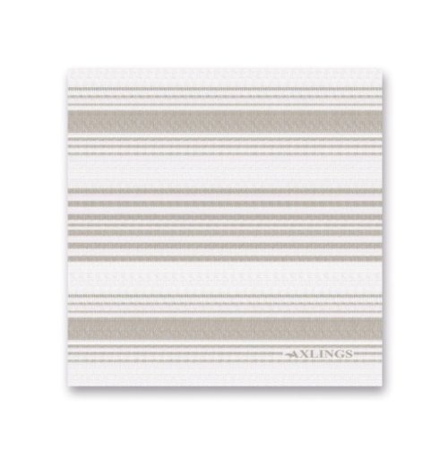 Axlings Linne - Gstabud Pappersservetter Natur/Vit 40x40 cm