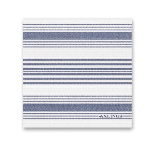 Axlings Linne - Gstabud Pappersservetter Marin/Vit 40x40 cm