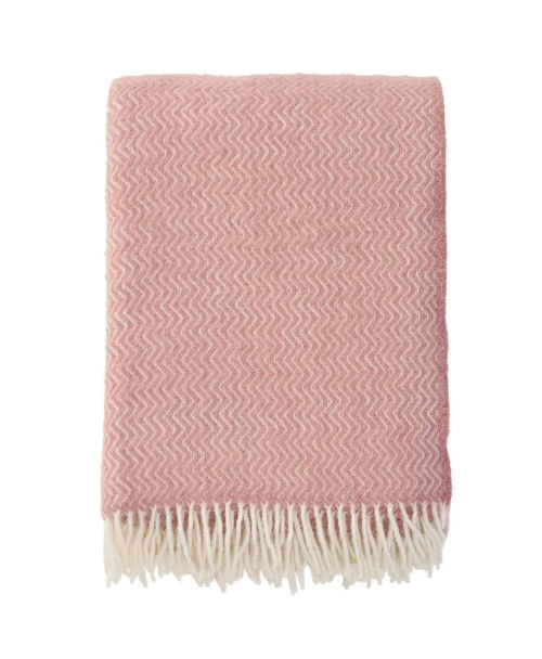 Klippan Yllefabrik Ullfilt Sorbet Rosa 130x200