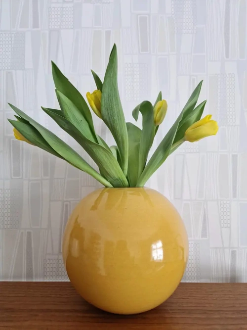 Nittsj keramik - Klotvas Gul Mellan 20 cm