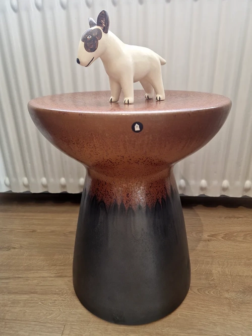 Keramikstudion Lisa Larson - Bullterrier V 18x13 cm