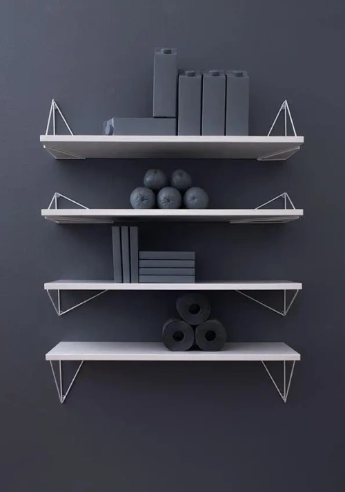 Maze Pythagoras Hyllpaket Vit 80x20 cm