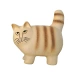 Keramikstudion Lisa Larson Katt Moa Midi Brunrandig 16,5 cm