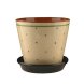 Nittsj Keramik - Blomkruka B4 Grn Prick 16 cm